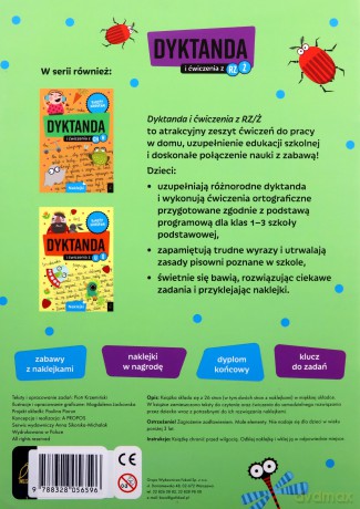 Dyktanda na rz/ż. Szkoła na szóstkę [KSIĄŻKA]