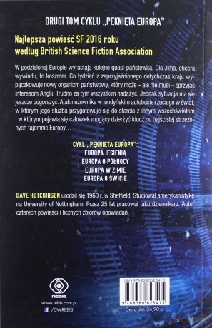 Europa o północy. Pęknięta Europa (Tom 2) - Dave Hutchinson [KSIĄŻKA]