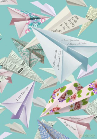 Kalendarz 2019 A5 Narcissus Gee paper planes [KALENDARZ]