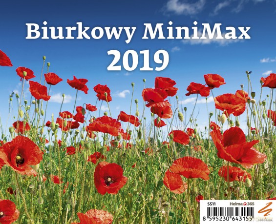 Kalendarz 2019 biurkowy minimax [KALENDARZ]