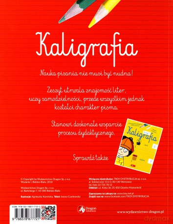 Kaligrafia zeszyt 1 - Agnieszka Kamińska [KSIĄŻKA]