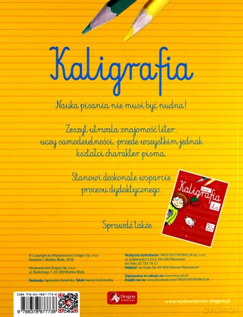 Kaligrafia zeszyt 2 - Agnieszka Kamińska [KSIĄŻKA]