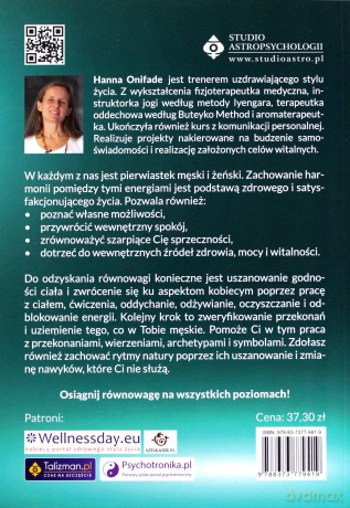 Męsko-żeńska harmonia energetyczna. Źródło zdrowia mocy i witalności - Hanna Onifade [KSIĄŻKA]