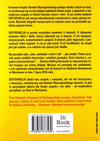 Satysfakcja. Historia The Rolling Stones - Daniel Wyszogrodzki [KSIĄŻKA]