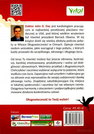 Sekret długowiecznych chińczyków. 7 sposobów na dłuższe i zdrowsze życie - John Day [KSIĄŻKA]