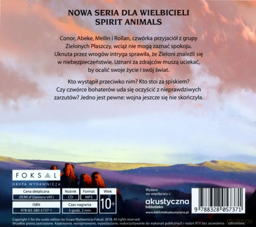 Serce Ziemi. Spirit animals. Upadek bestii (Tom 5) - Sarah Prineas [AUDIOBOOK]