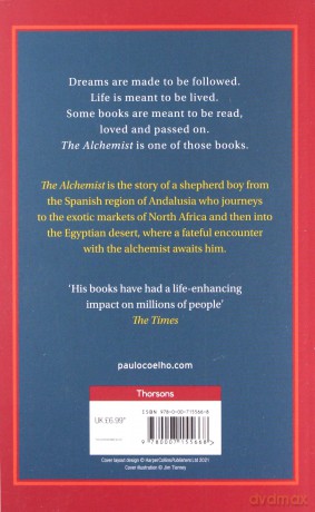 The alchemist - Paulo Coelho [KSIĄŻKA]