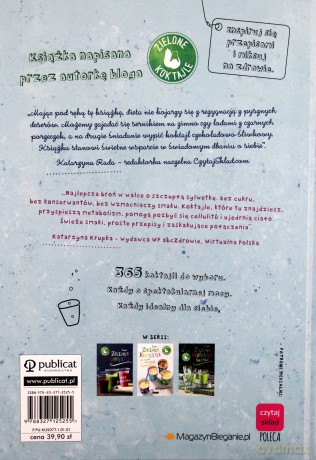 Zielone koktajle. Odchudzające i dietetyczne 365 przepisów - Zielone Koktajle [KSIĄŻKA]