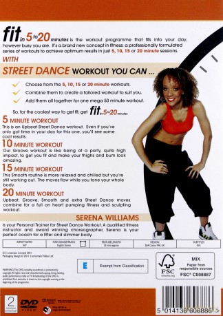 Fit In 5 To 20 Minutes Street Dance Workout [DVD]