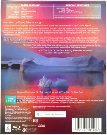 Frozen Planet (Lodowa planeta) (BBC) [3xBlu-Ray]