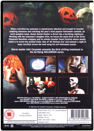 Halloween III Season Of The Witch (Halloween III: Sezon czarownic) [DVD]