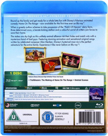 Home On The Range [Blu-Ray]