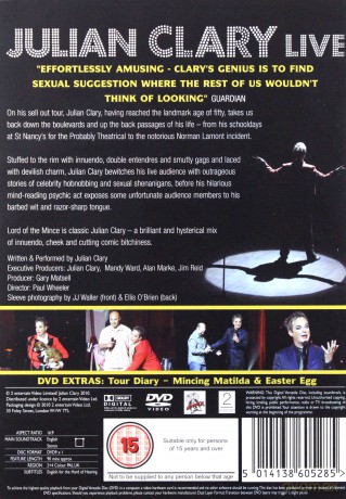 Julian Clary Lord Of The Mince [DVD]