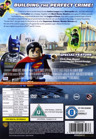 Lego DC Super Heroes: Justice League - Attack of the Legion of Doom! [DVD]
