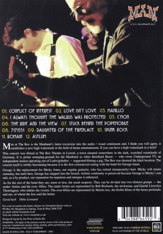 Man: Live At The Rex [DVD]