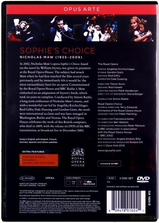 Simon Rattle-Royal Opera House: Maw-Sophie's Choice [2DVD]