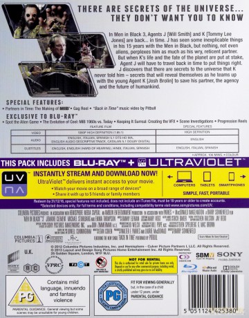 Men In Black 3 (Faceci w czerni 3) [Blu-Ray]
