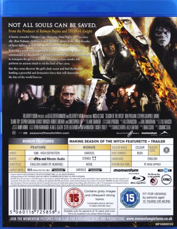 Season Of The Witch [Blu-Ray]