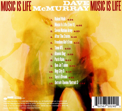 Dave Mcmurray: Life Is Music [CD]