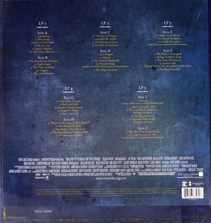 The Lord Of The Rings: The Two Towers soundtrack (Howard Shore) [3CD]+[Blu-Ray]