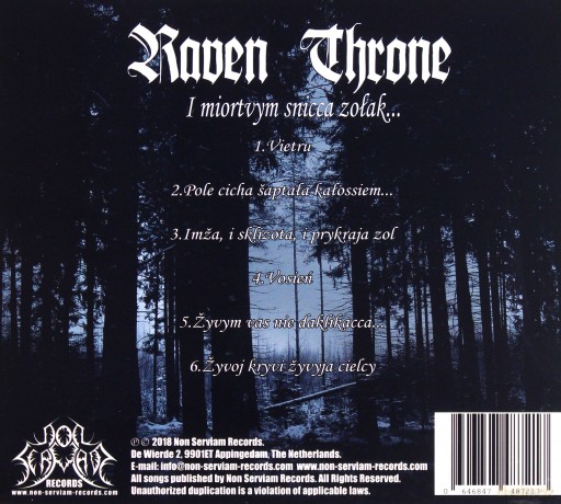 Raven Throne: I Miortvym Snicca Zolak (digipack) [CD]