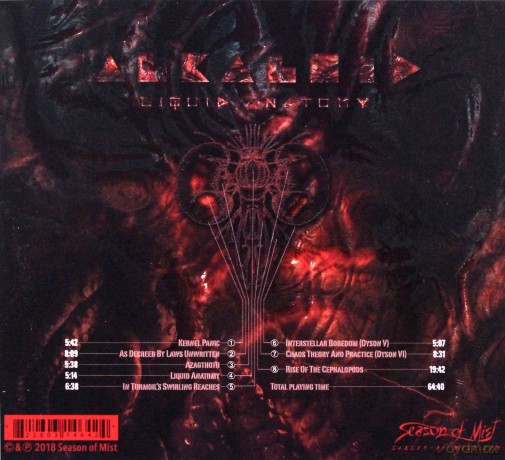 Alkaloid: Liquid Anatomy (digipack) [CD]