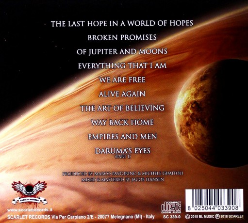 Temperance: Of Jupiter And Moons [CD]