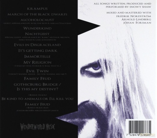 Snowy Shaw: White Is The New Black (digipack) [CD]