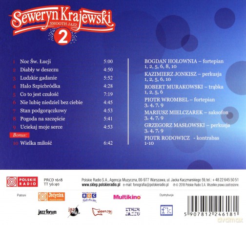 Piotr Rodowicz i przyjaciele: Smooth Jazz vol. 2 Seweryn Krajewski [CD]
