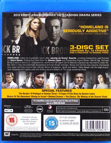 Homeland Season 2 [3xBlu-Ray]
