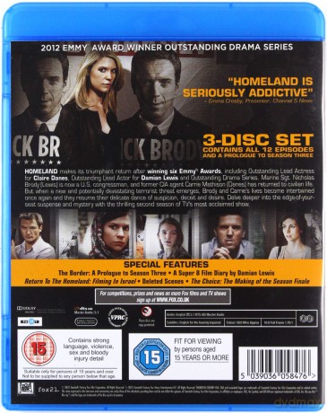 Homeland Season 2 [3xBlu-Ray]