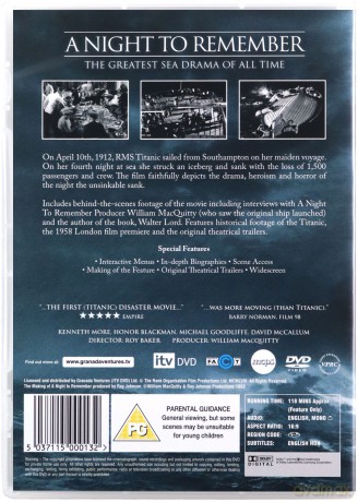 Night To Remember [DVD]