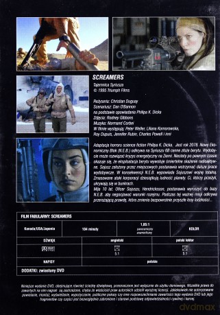 Screamers - Tajemnica Syriusza [DVD]