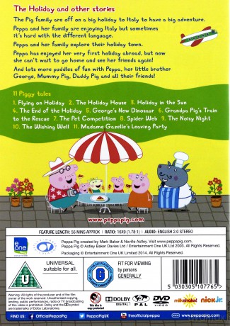 Peppa Pig The Holiday And Other Stories [DVD]