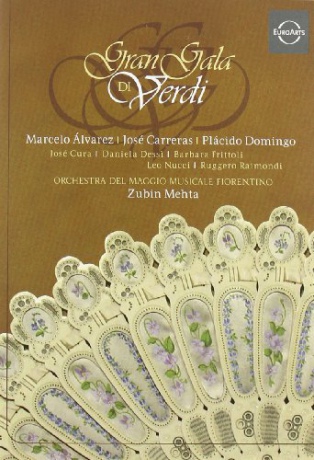 Domingo - Carrearas - Metha: Verdi - Opera Arias - Gran Gala Di Verdi - Maggio Musicale Fiorentino [DVD]