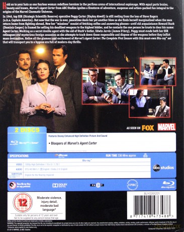 Marvel's Agent Carter Season 1 [2xBlu-ray]