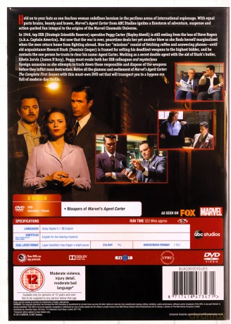 Marvel's Agent Carter Season 1 (Agentka Carter Sezon 1) [2DVD]