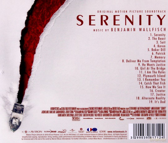 Serenity soundtrack (Benjamin Wallfisch) [CD]