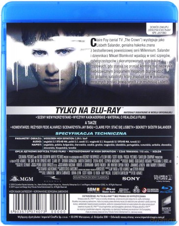 Dziewczyna w sieci pająka [Blu-Ray]