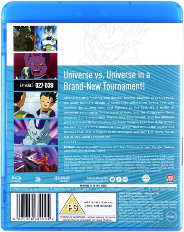 Dragon Ball Super Part 3 (Episodes 27-39) [2xBlu-ray]