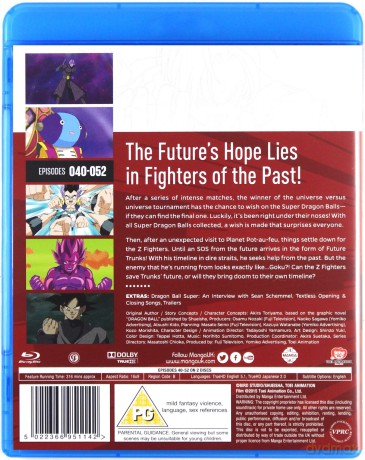 Dragon Ball Super Part 4 (Episodes 40-52) [2xBlu-ray]