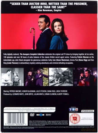The Avengers Complete Collection (Rewolwer i melonik) [39DVD]