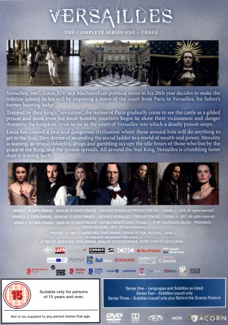 Versailles Season 1-3 (Wersal. Prawo krwi Sezon 1-3) [9DVD]