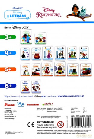 Disney Uczy. Księżniczka - Zabawy z Literami [KSIĄŻKA]