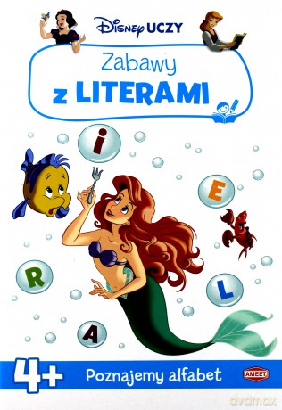 Disney Uczy. Księżniczka - Zabawy z Literami [KSIĄŻKA]