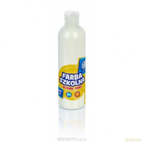 Farba szkolna biała 250 ml