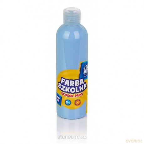 Farba szkolna błękitna 250 ml