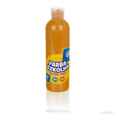 Farba szkolna brązowa jasna 250 ml