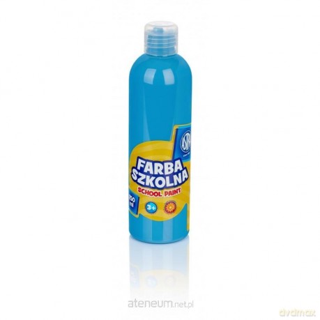 Farba szkolna ciemno niebieska 250 ml