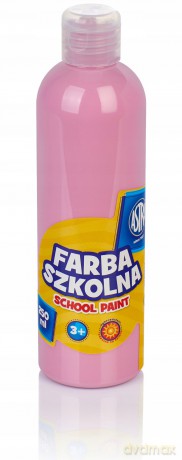 Farba szkolna jasny róż 250 ml